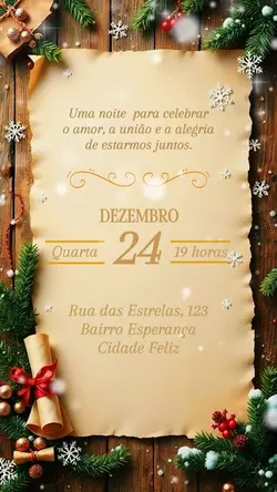 Convite Natal ✈️