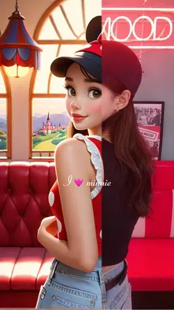 ミニー大好き🩷顔写真1枚