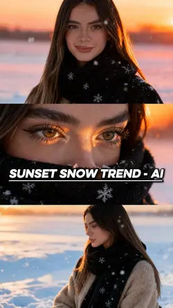Sunset Snow Trend