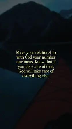 God first