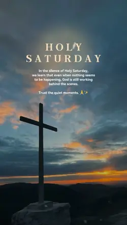 Holy Saturday 🤍🙏