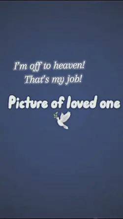 Off to heaven 🕊️ 