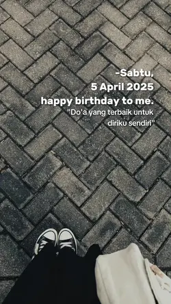5 APRIL HBD FOR ME