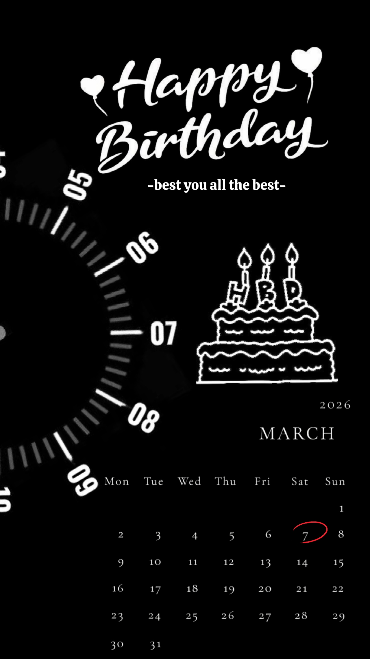 ulang tahun 7 Maret