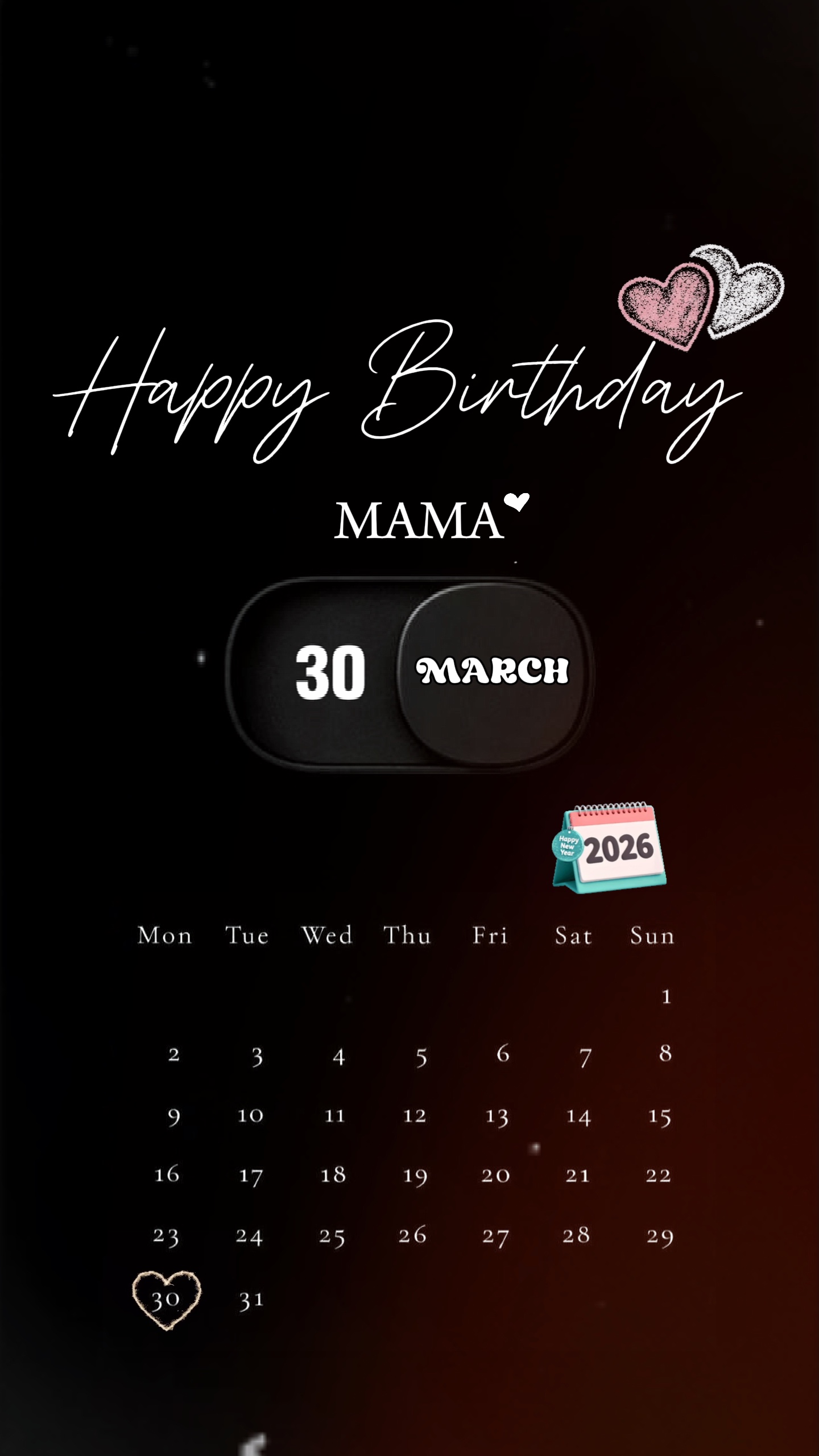 CUMPLEAÑOS MAMÁ 30 DE MARZO