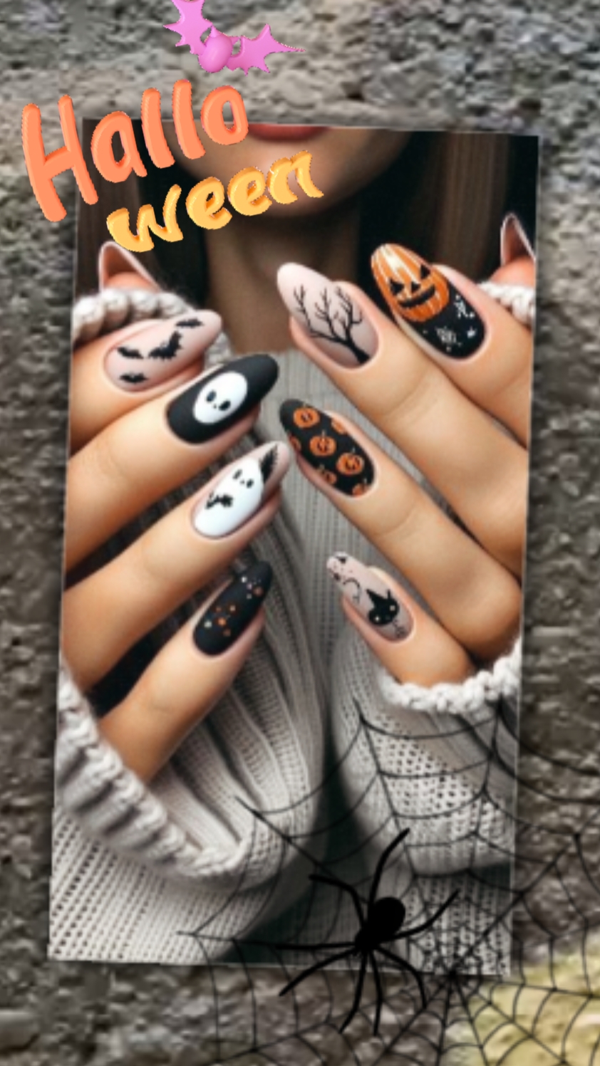 Uñas de Halloween 