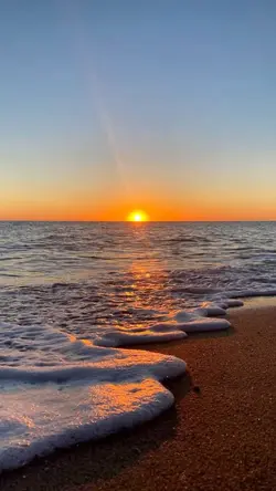 Sunrise and beach