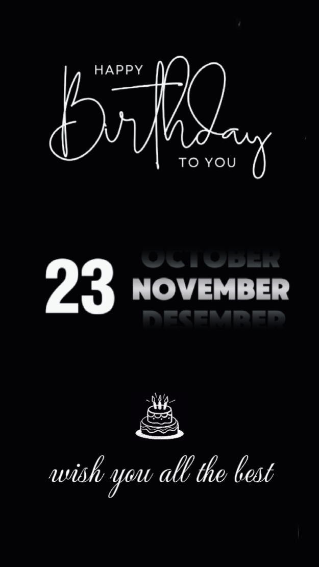 HBD 23 DE NOVEMBRO 