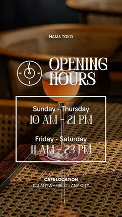 story: opening hours