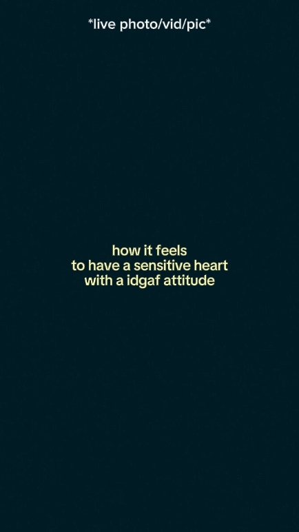 idgaf attitude 