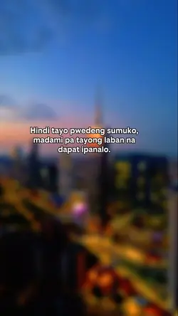'Wag kang susuko