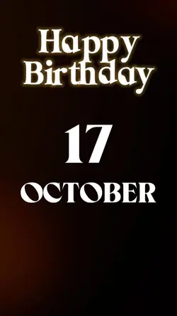HBD 17 OCTOBER