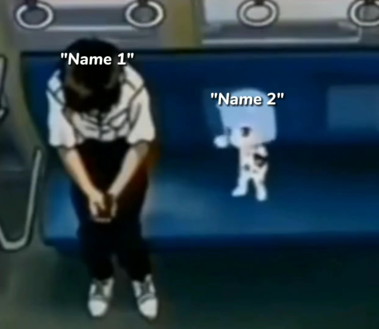 With your friend 