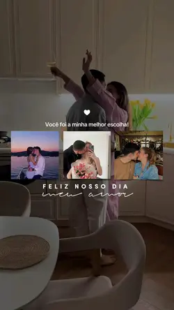 Feliz nosso dia amor