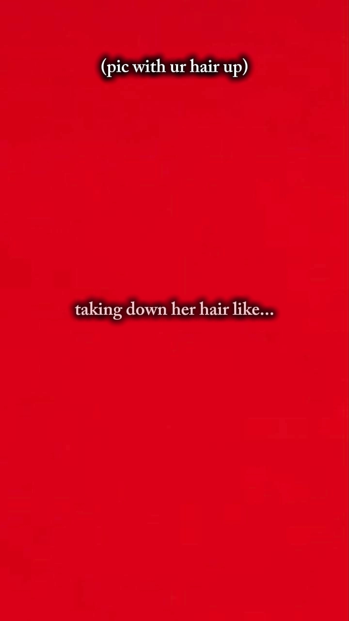 Haare runter 