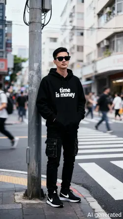 trand ai busy street