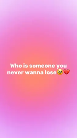 I don’t wanna lose