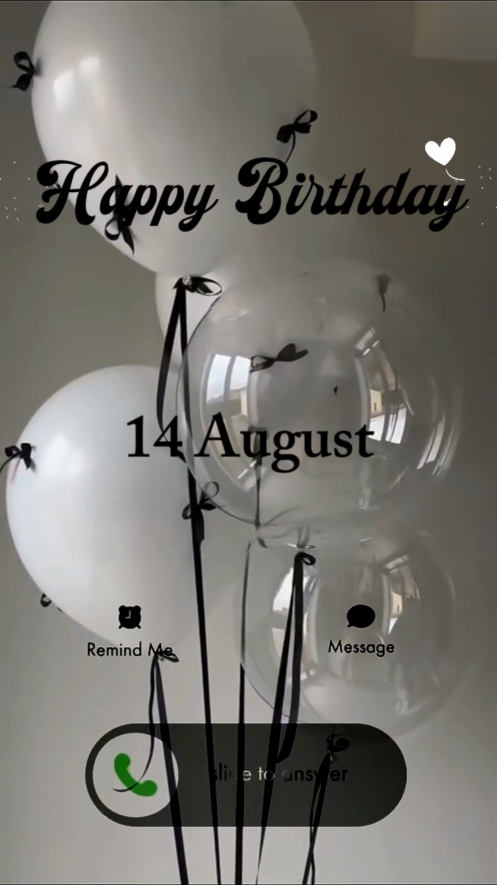BIRTHDAY 14 AUGUST