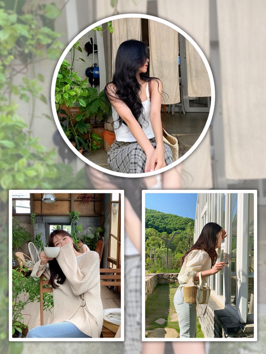 Recapitulação da colagem de fotos