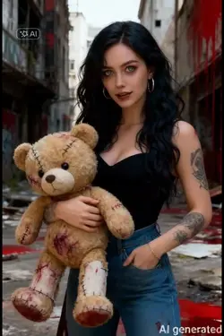 Dark Gothic Teddy