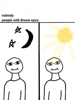 brown eyes