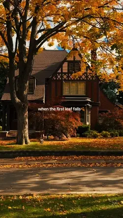 First leaf falls