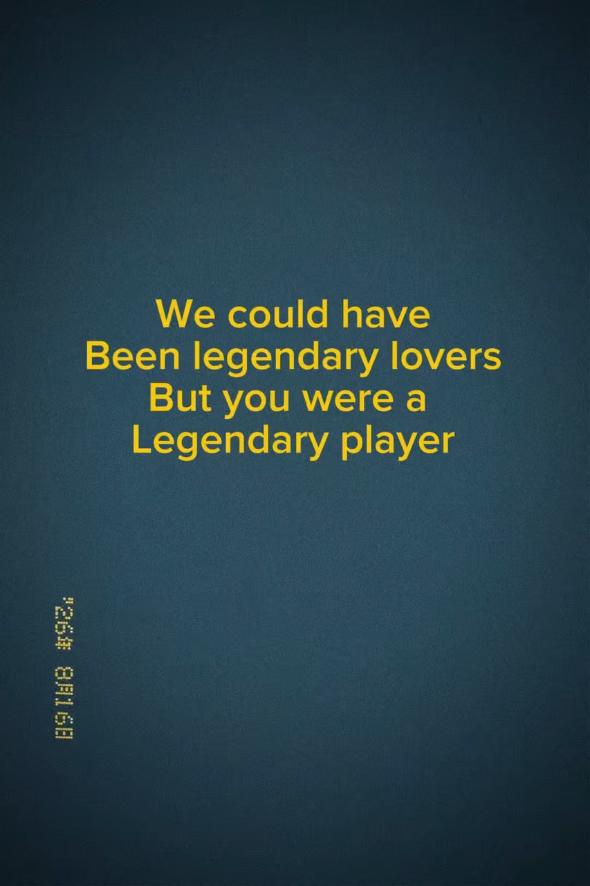 Legendary lover 