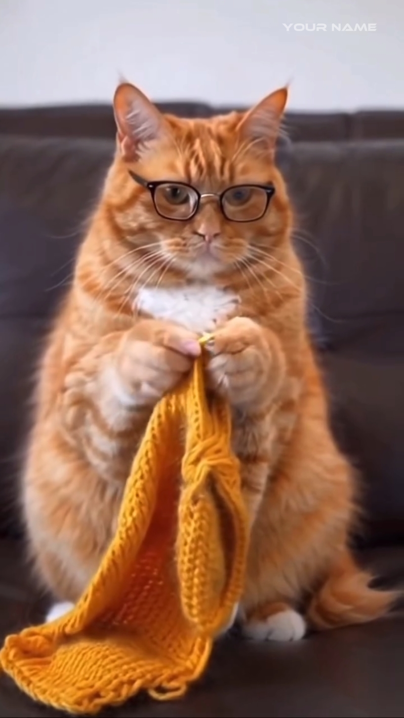 Cute ai cat video 