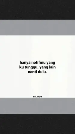 hanya notifmu yang