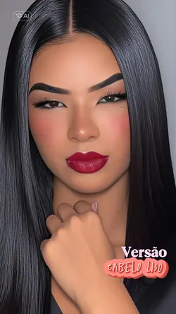 cabelo liso