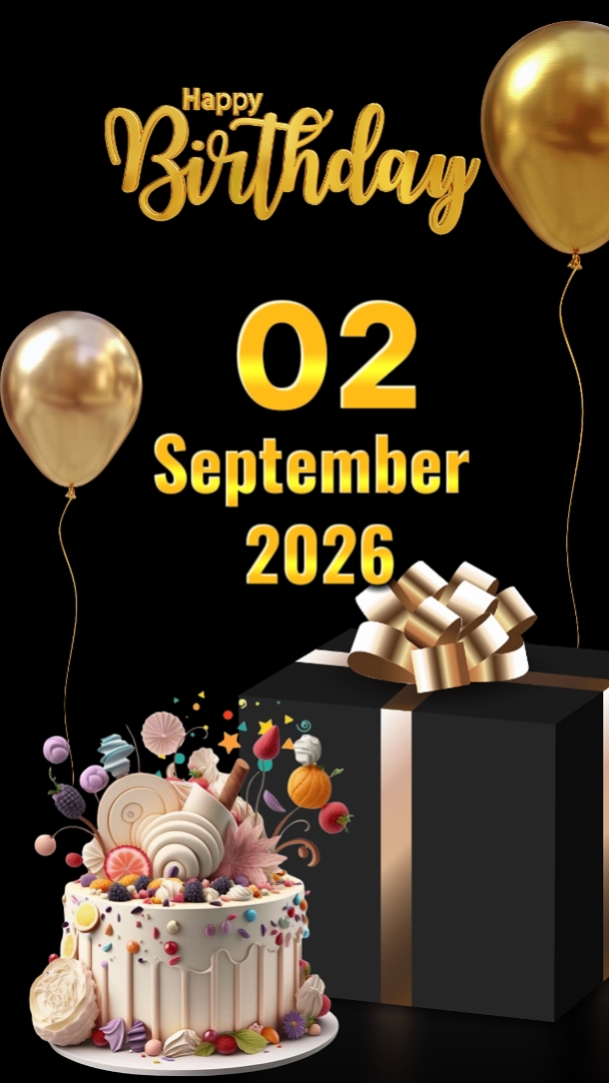 hbd 2 September 2026
