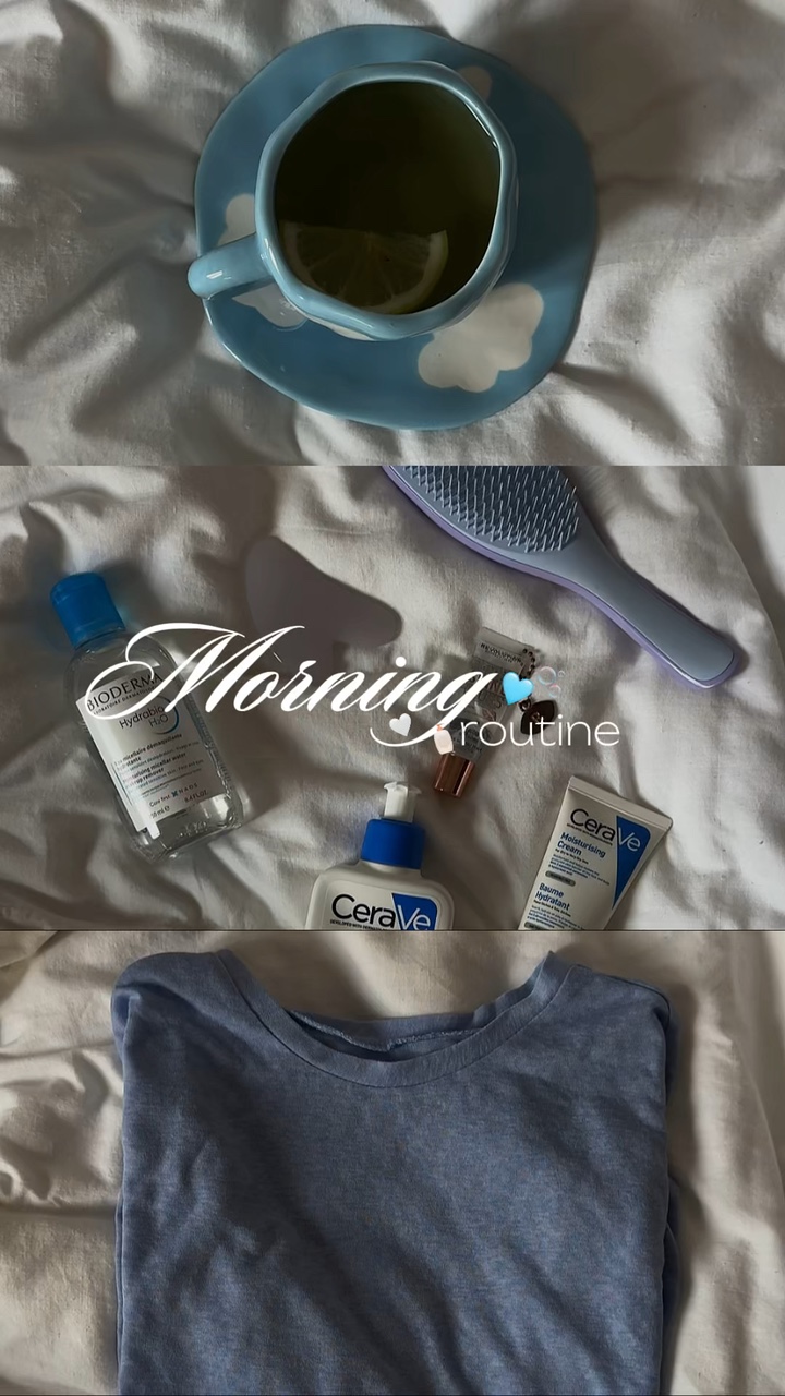 Morning routine 🫧