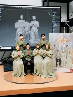 miniatur AI Keluarga