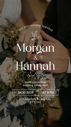 story : wedding