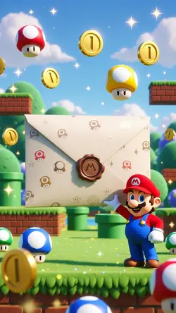 Convite Super Mario