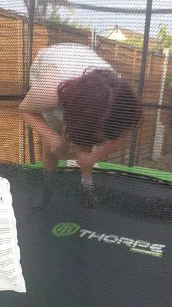 trampoline jump !!