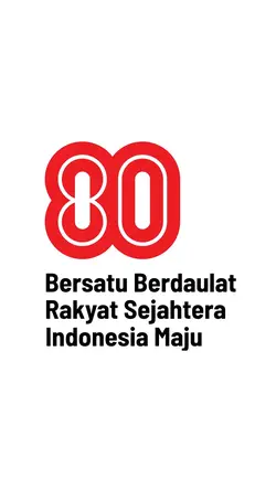 LOGO HUT RI 80 