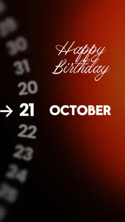 HBD 21 OCTOBER