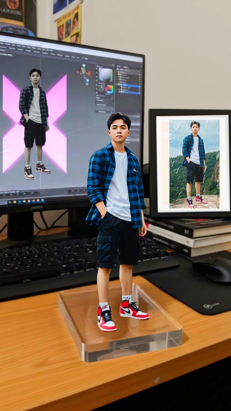 Miniatur 3d keren