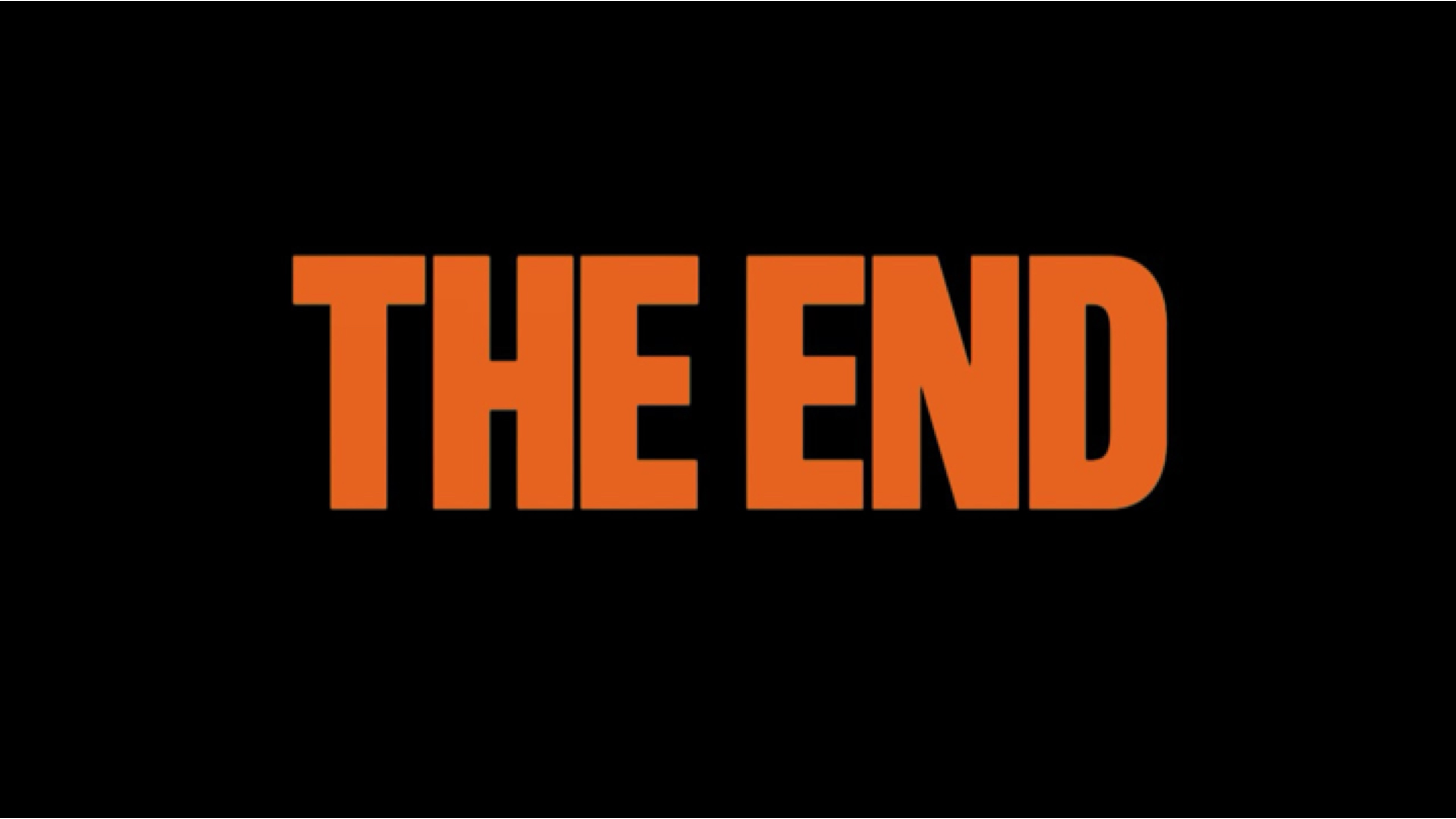 THE END 2026