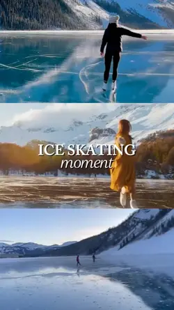 Ice Skating Moment