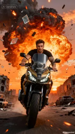 ADV 160 Action Scene