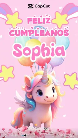 Invitacion unicornio