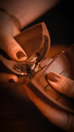 Páscoa ovo de colher