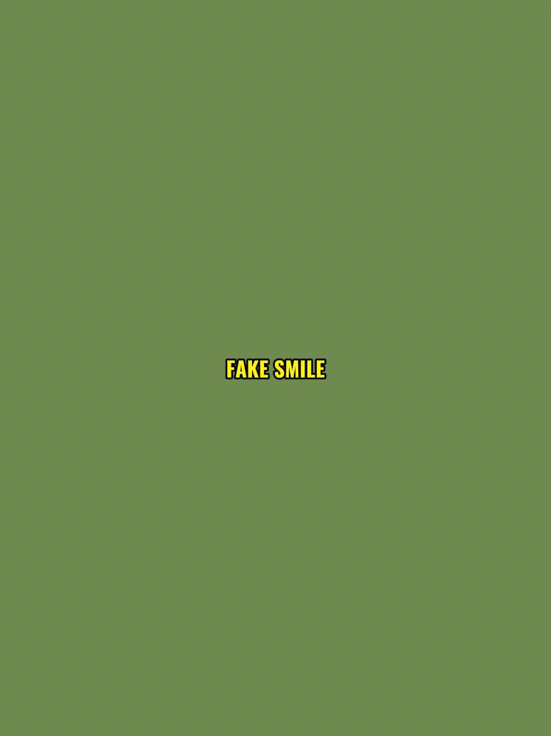 faux sourire