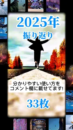 2025年を振り返ろう！33枚で！
