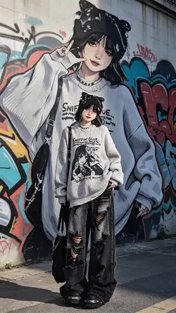 Graffiti template ai
