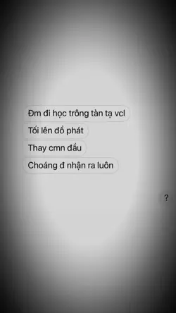 Đi học trông tàn tạ