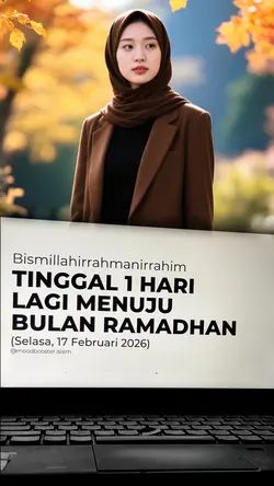 H-1 Ramadhan