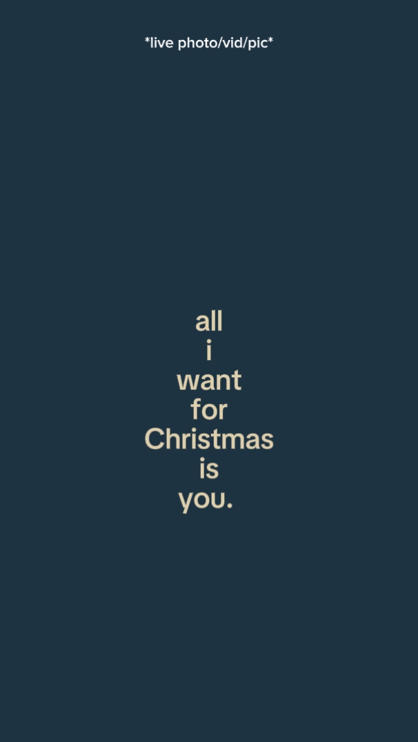 all I want for Chris